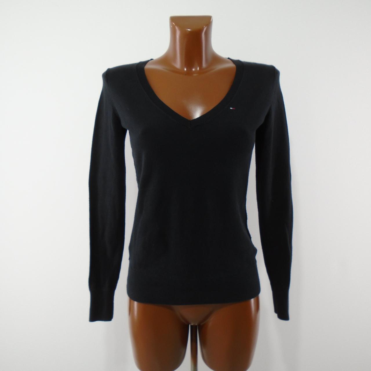 Tommy hilfiger sales black sweater women's