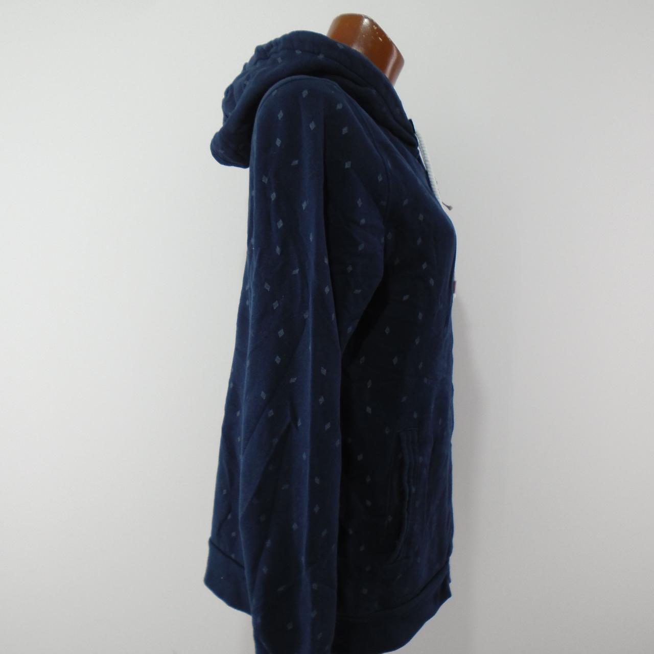 Sudadera con capucha de mujer Esmara. Azul oscuro. L. Usado. Bien