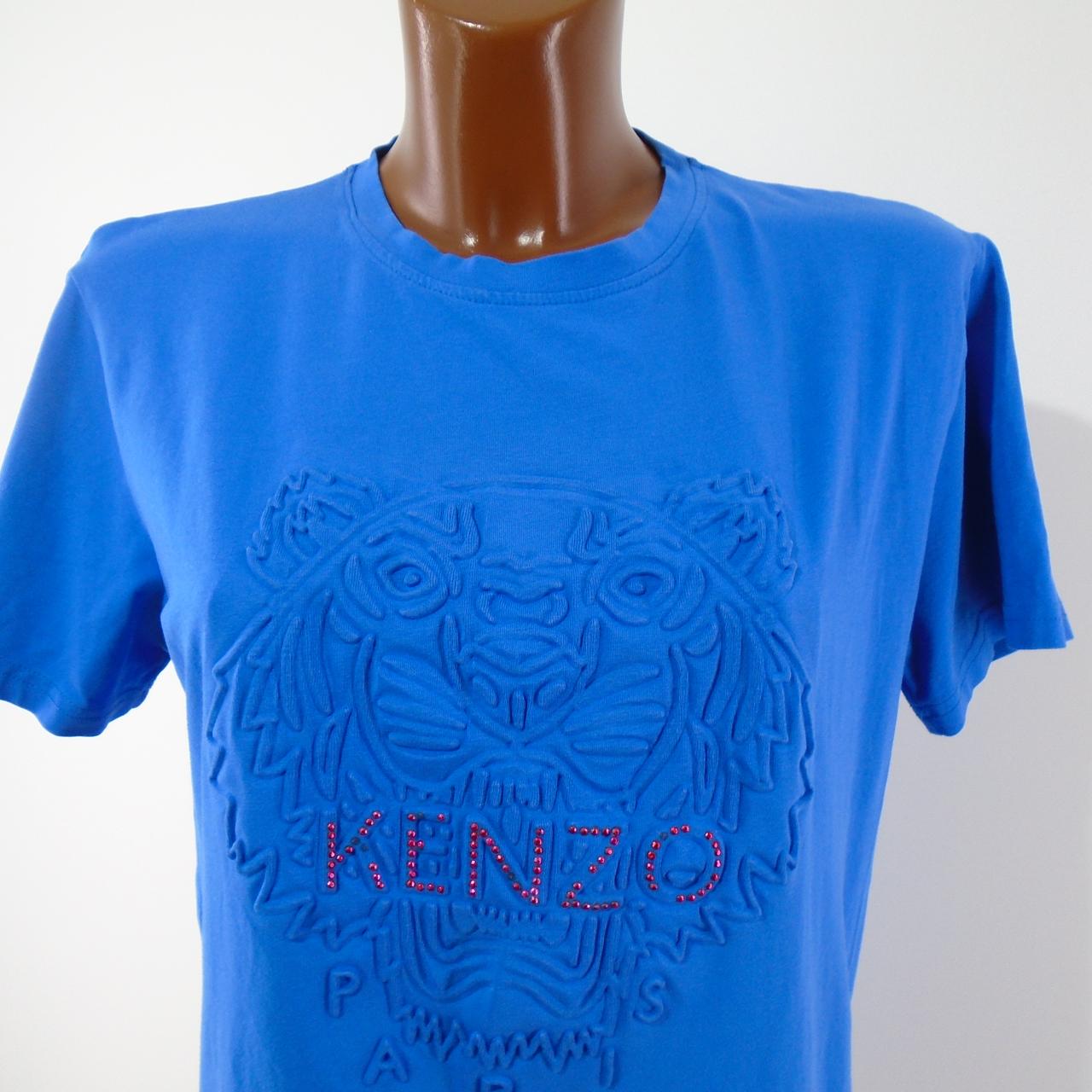 Camiseta Mujer Kenzo. Azul. L. Usado. Bien