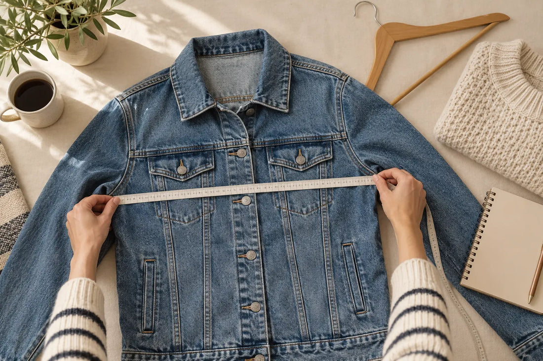 Cómo medir una chaqueta para acertar con la talla al comprar ropa de segunda mano online
