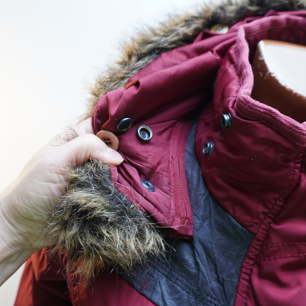 Parka Khujo para Mujer Usada - Roja, M