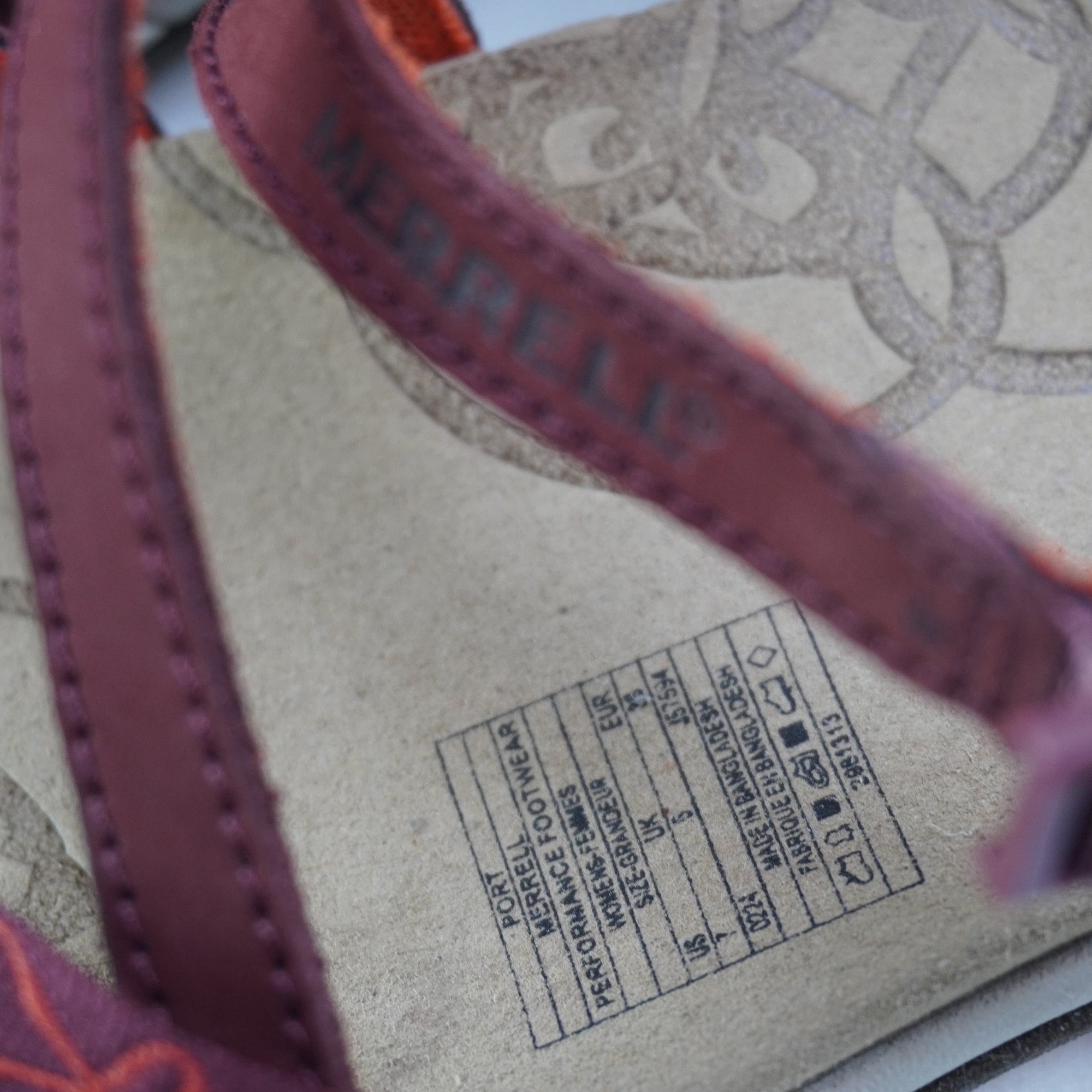 Sandalias Merrell para Mujer Nuevas - Rojo, 38