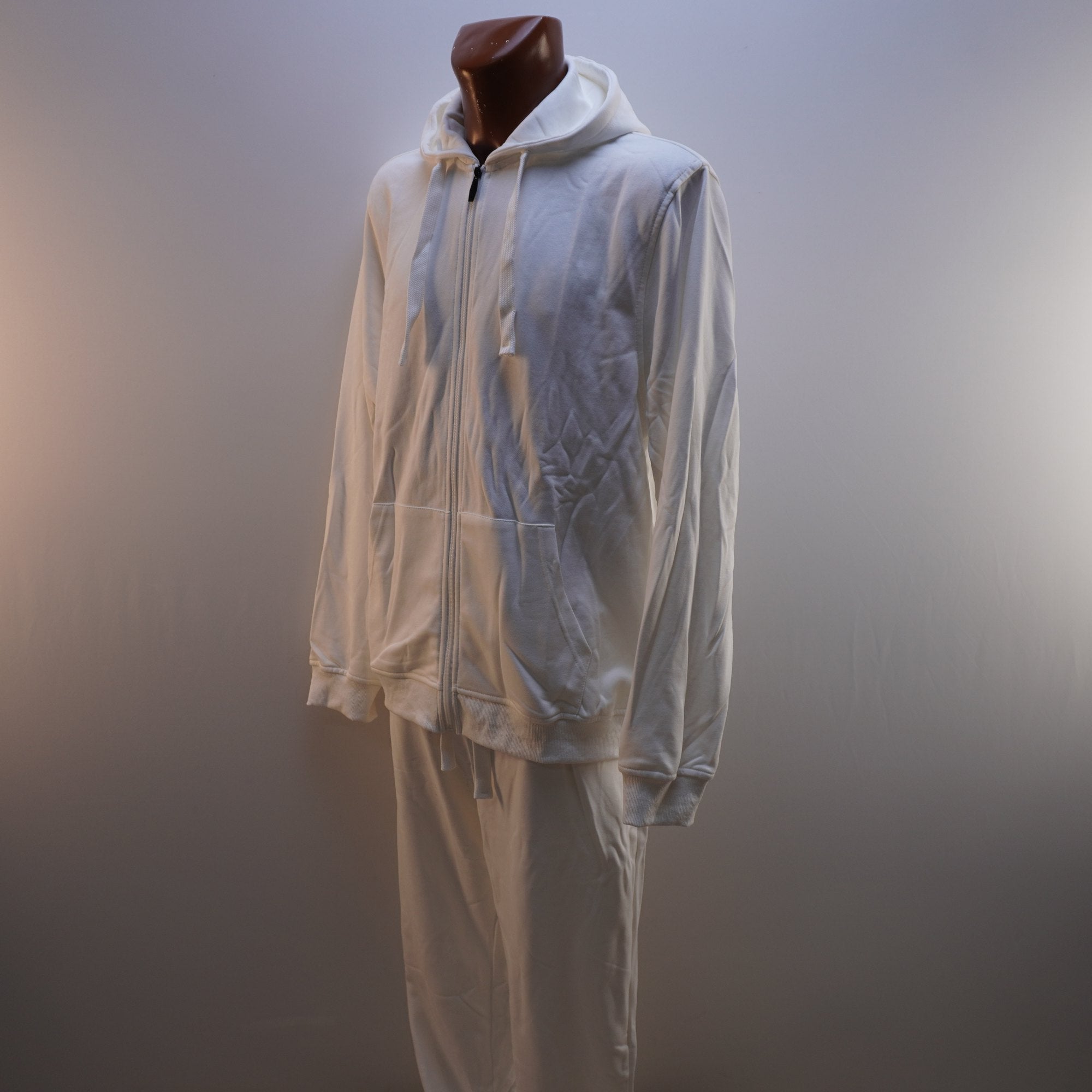 Sudadera con Capucha Anotwener para Hombre Nueva - Blanca, XXXL