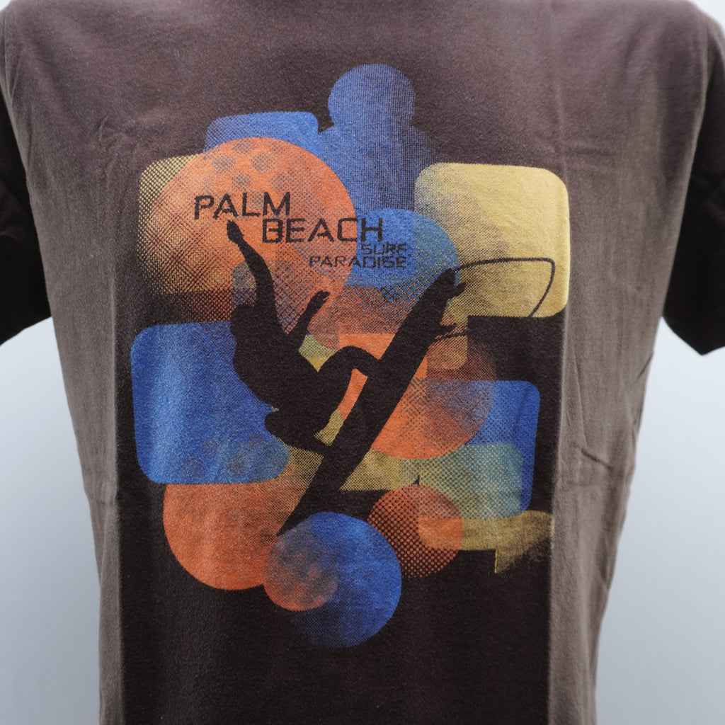 Camiseta de Manga Corta Palm Beach para Hombre Usada - Marrón, M