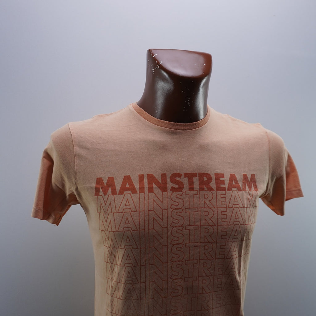 Camiseta Mainstream para Hombre Usada - Naranja, Pequeño (S)
