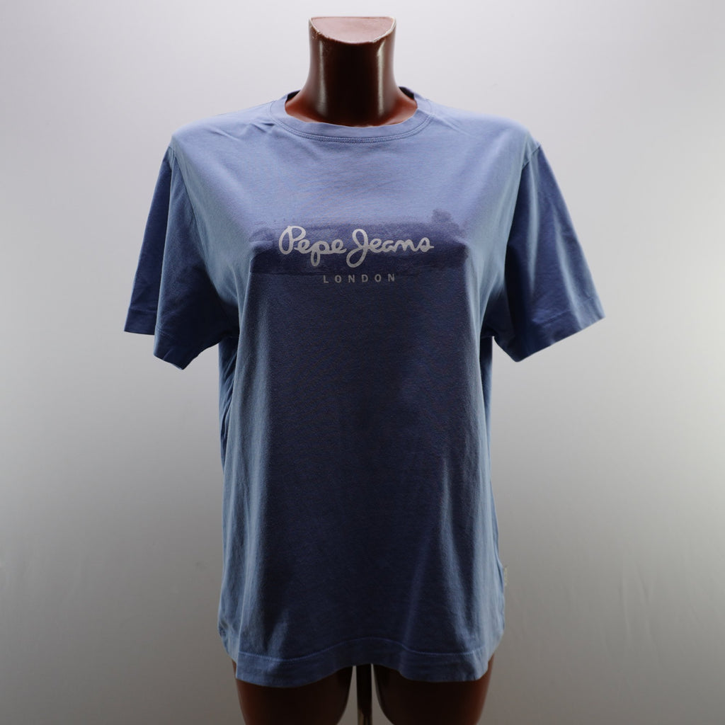 Camiseta de Manga Corta Pepe Jeans para Mujer Usada - Azul, L