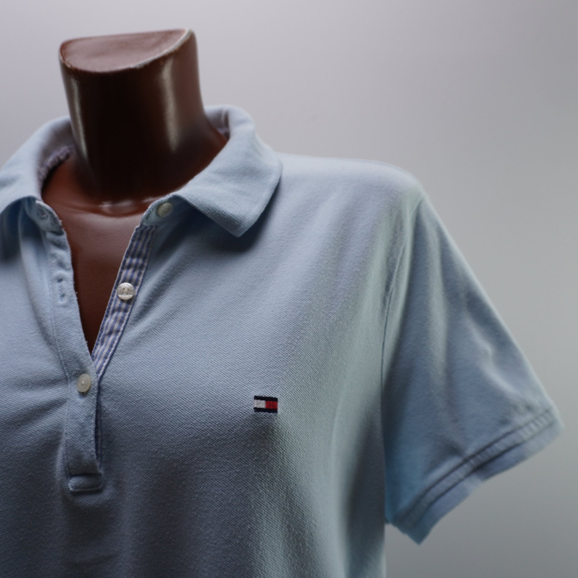 Camiseta Tommy Hilfiger para Mujer Usada - Azul, XXL