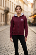 Sudadera con Capucha Hard Rock Cafe para Mujer Usada - Roja, XL