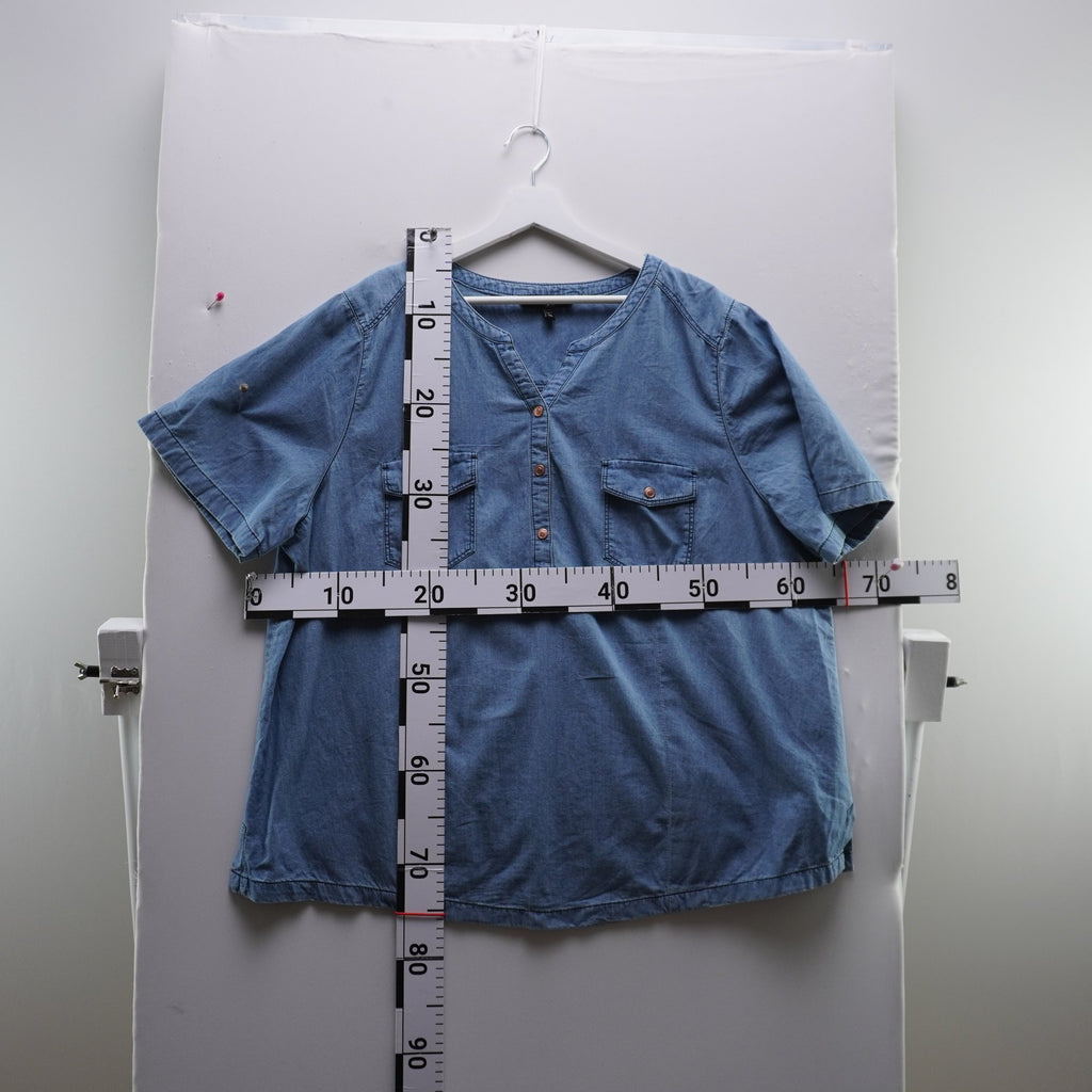 Camisa Ulla Popken para Mujer Usada - Azul, XXXL