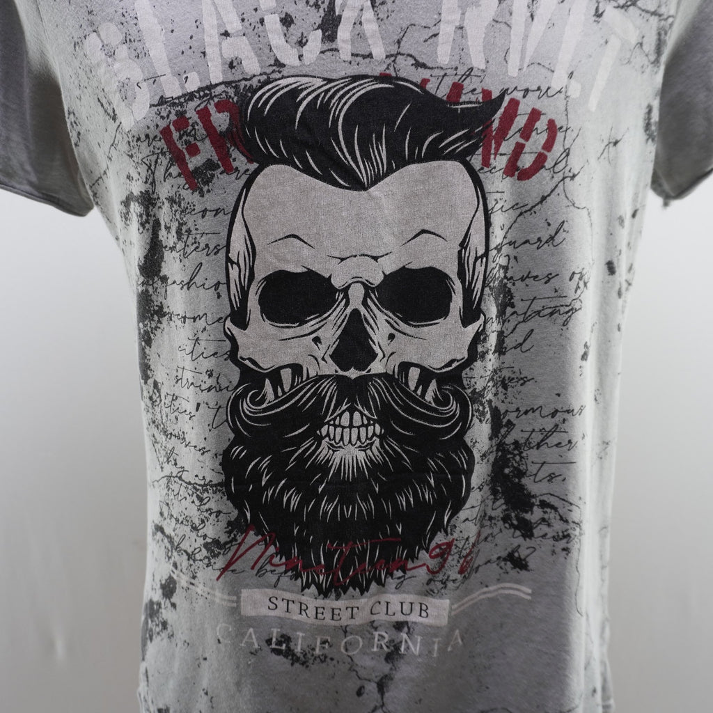 Camiseta de Manga Corta Much More para Hombre Usada - Gris, M