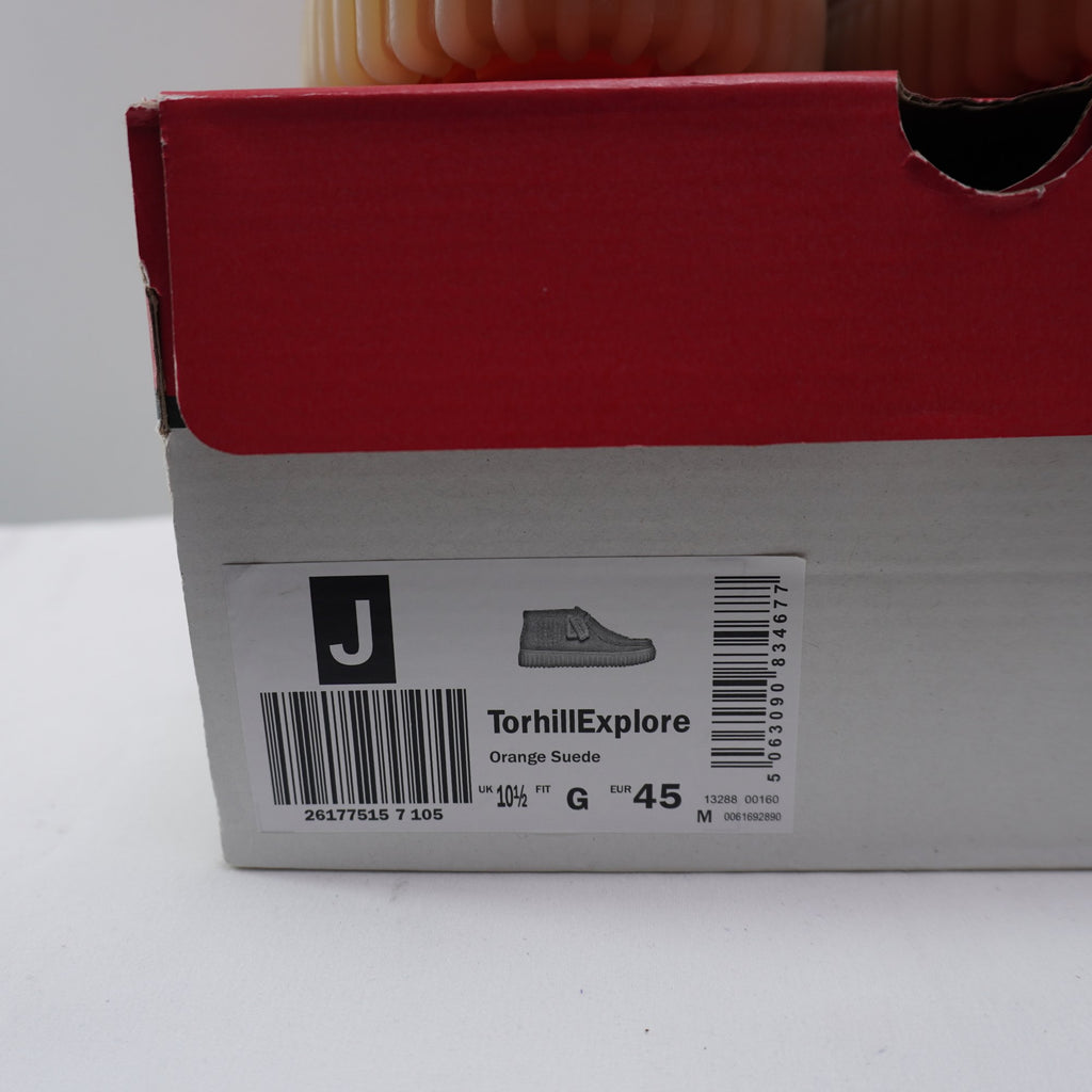 Zapatillas Clarks para Hombre Usadas - Naranjas, Talla 45