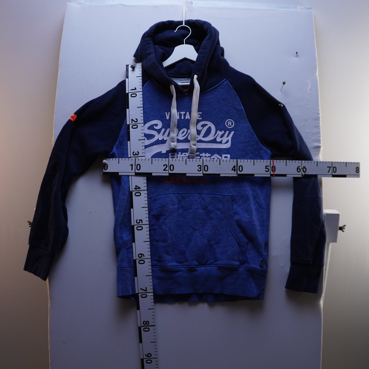 Sudadera con Capucha Superdry para Hombre Usada - Azul, L