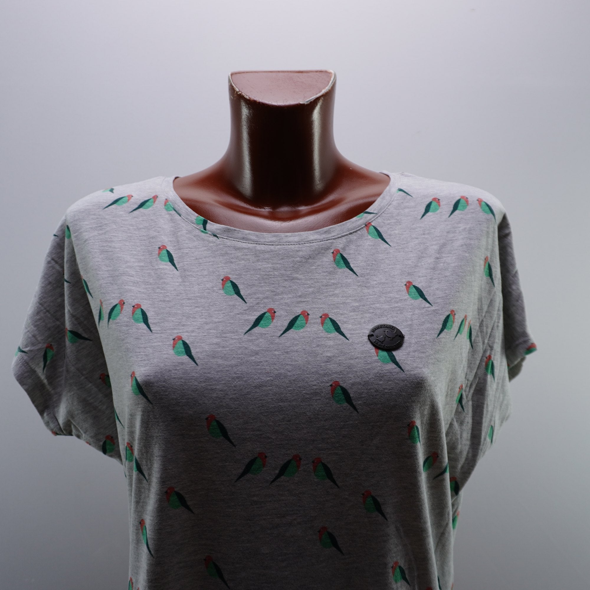 Camiseta Naketano para Mujer Usada - Gris, S