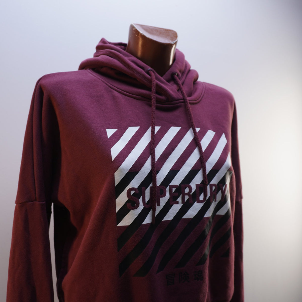 Sudadera con Capucha Superdry para Mujer Usada - Roja, L
