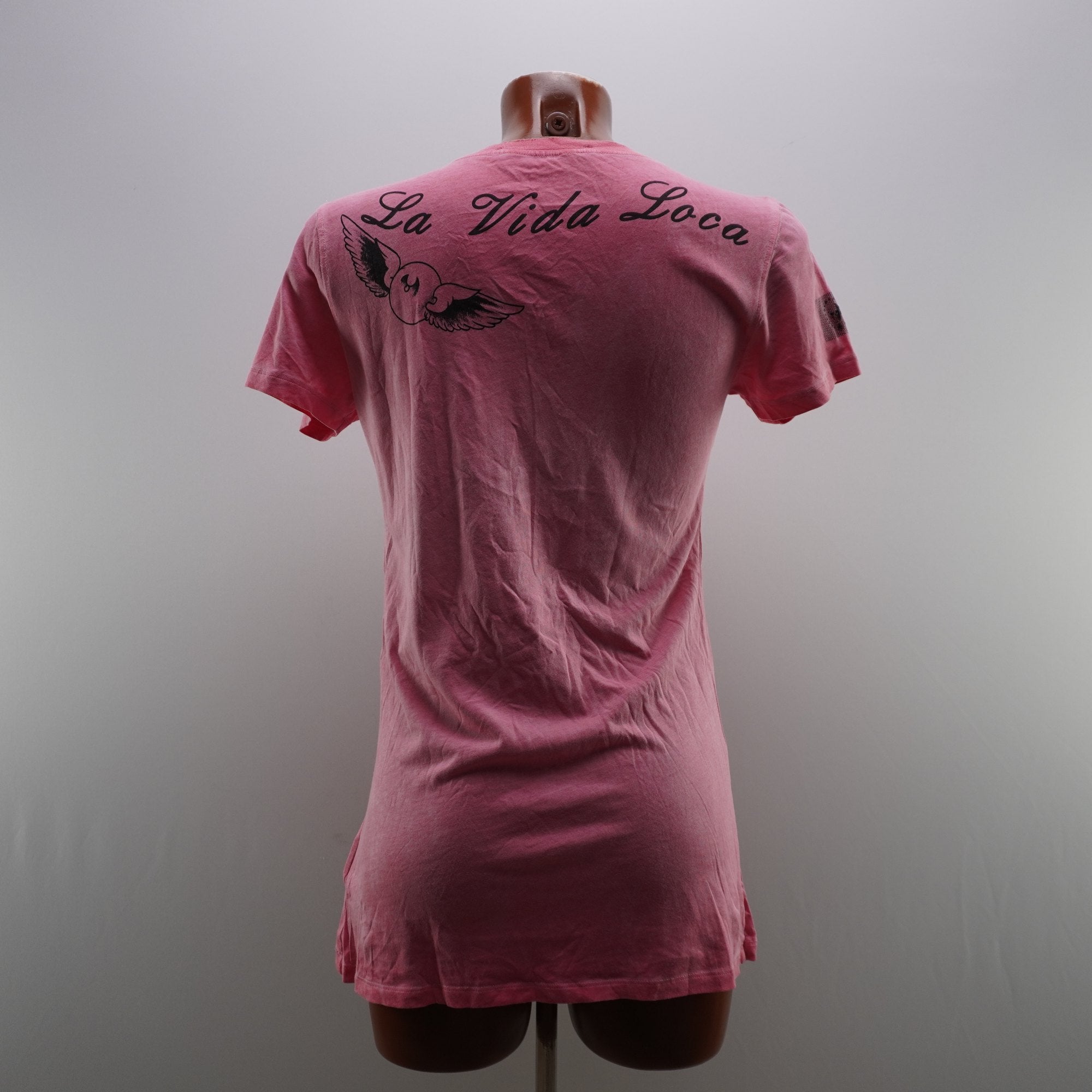 Camiseta de Manga Corta Roberto Geissine para Mujer - Rosa, XL - Usada en Muy Buen Estado