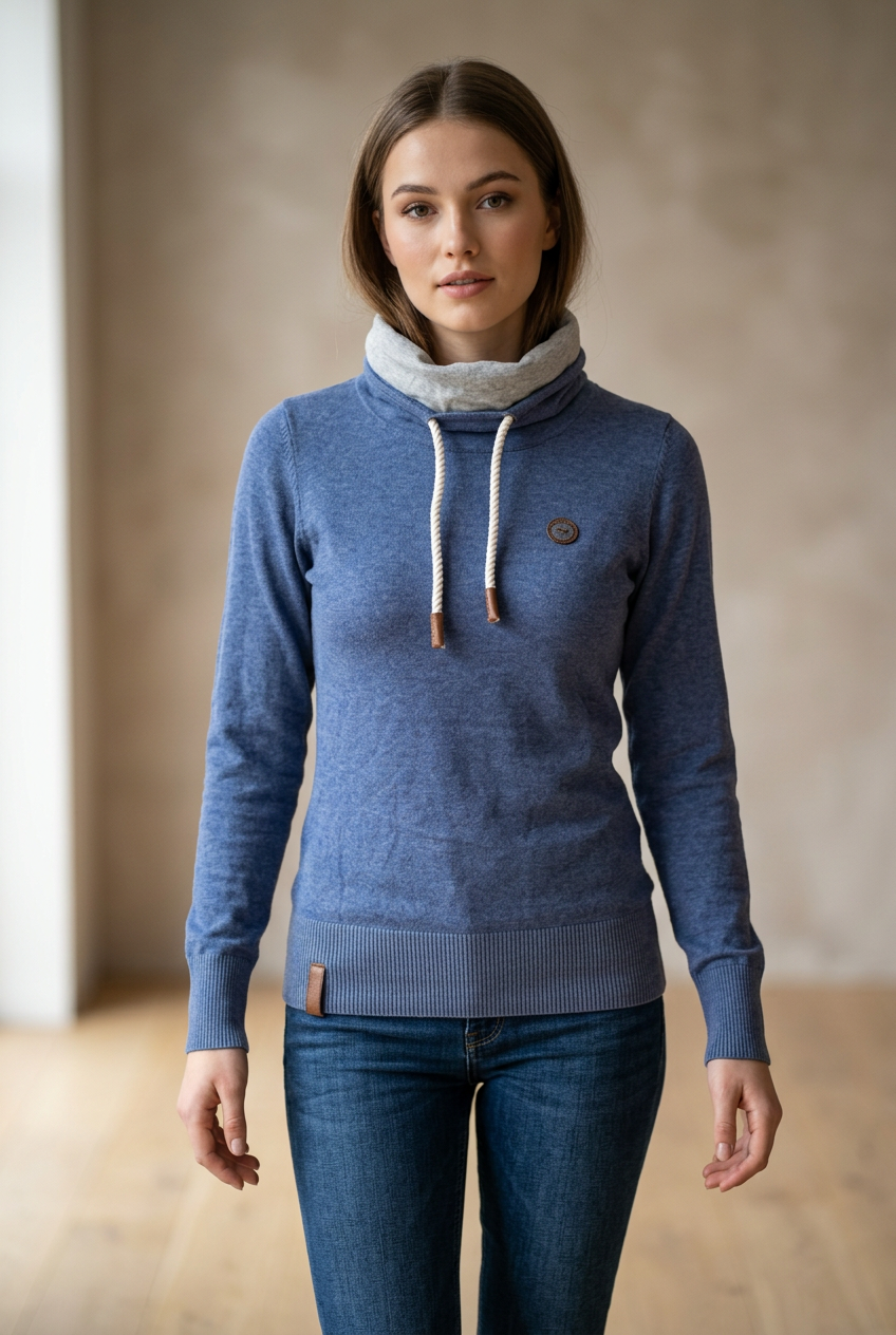 Gebrauchter Naketano Pullover für Damen - Blau, M