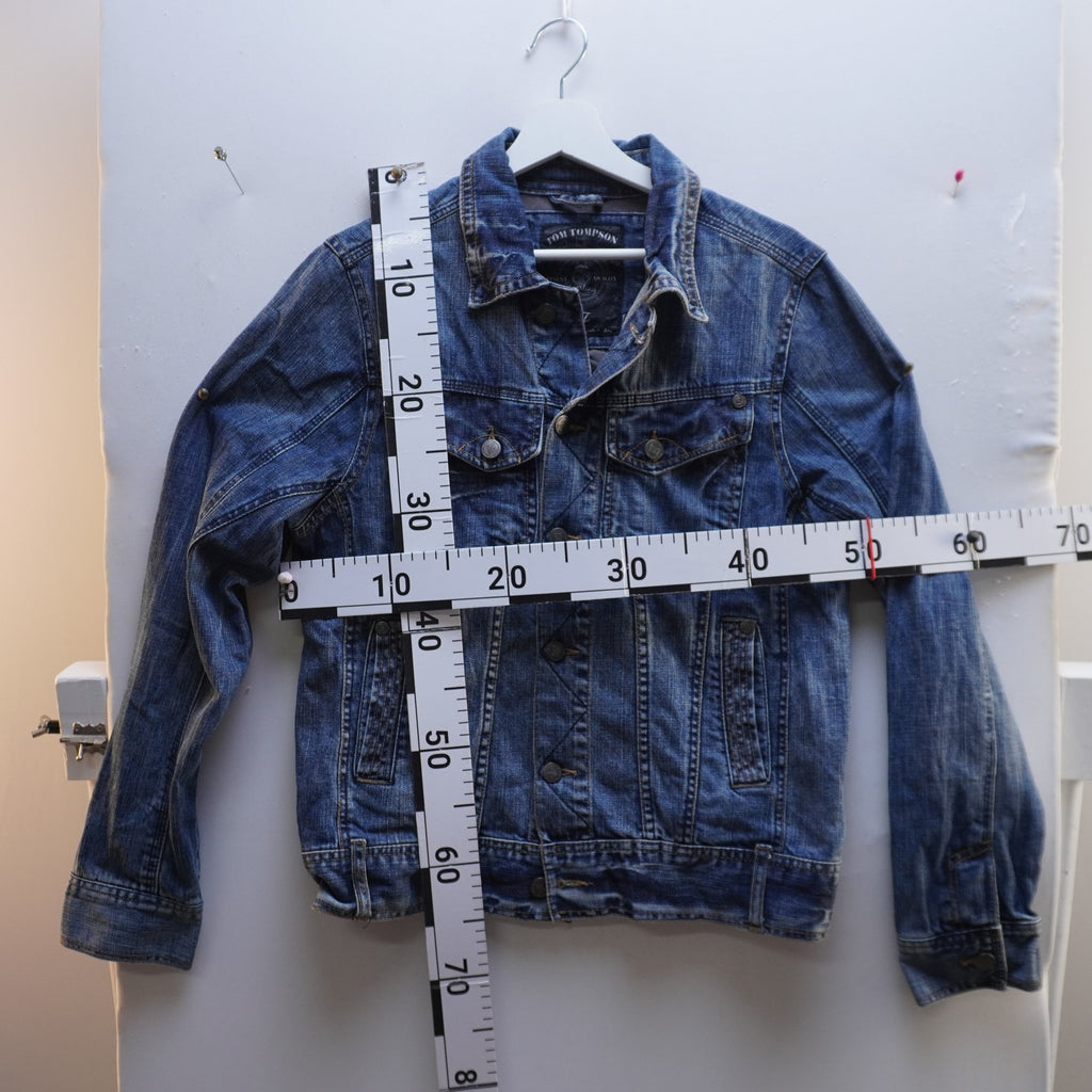 Cazadora Vaquera Tom Thompson para Hombre Usada - Azul, Pequeño (S)