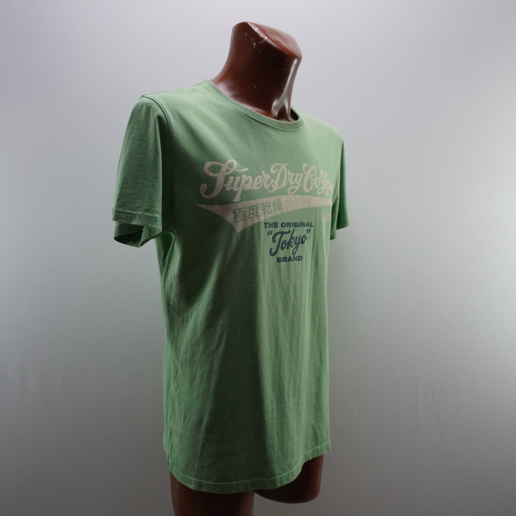 Camiseta Superdry para Hombre Usada - Verde, XL
