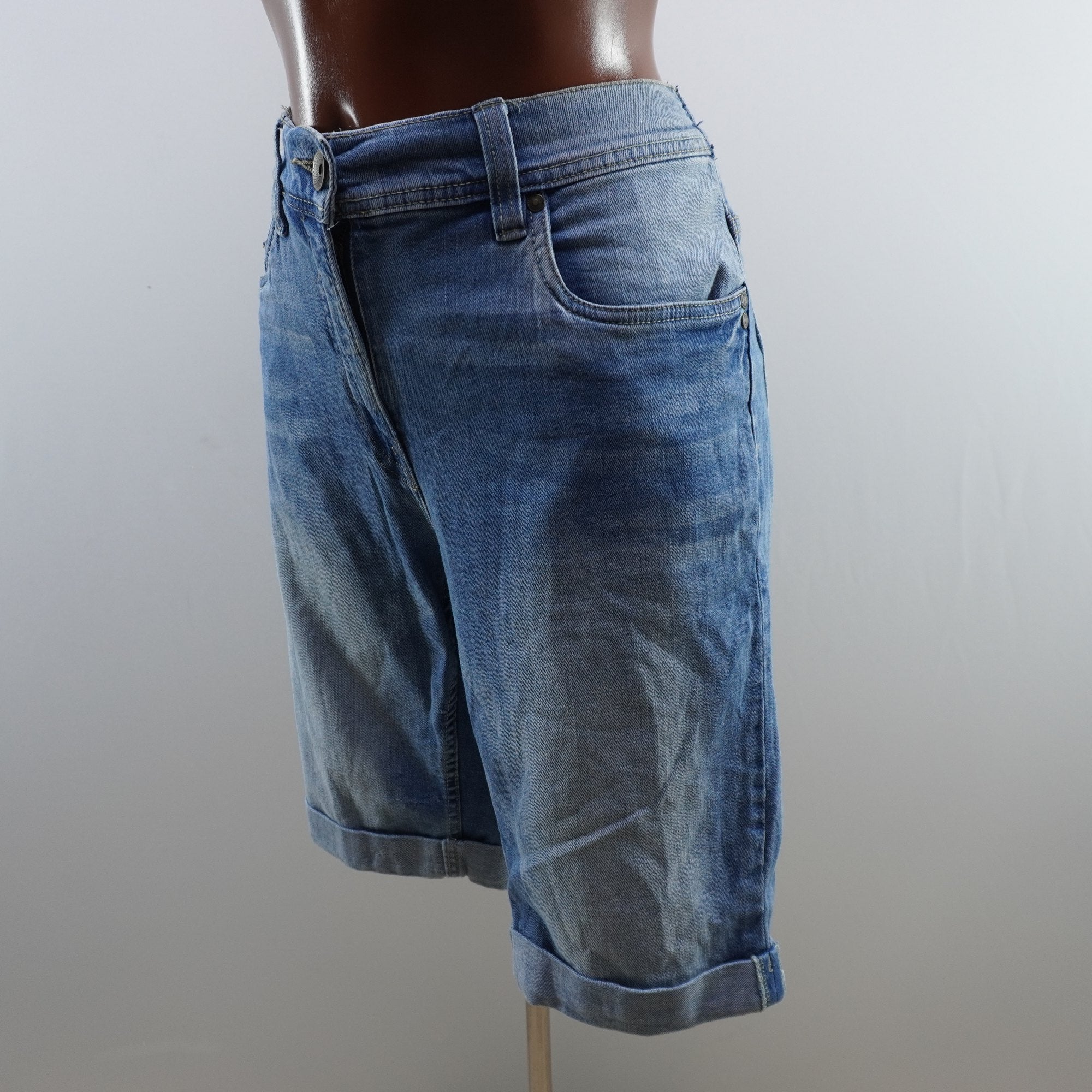 Pantalones Cortos Vaqueros Giada para Mujer Usados - Azul, XXL