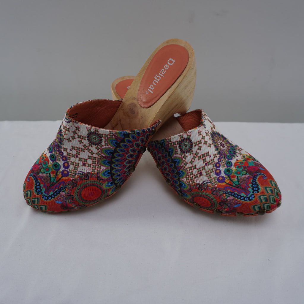 Sandalias Desigual para Mujer Nuevas - Multicolor, Talla 39