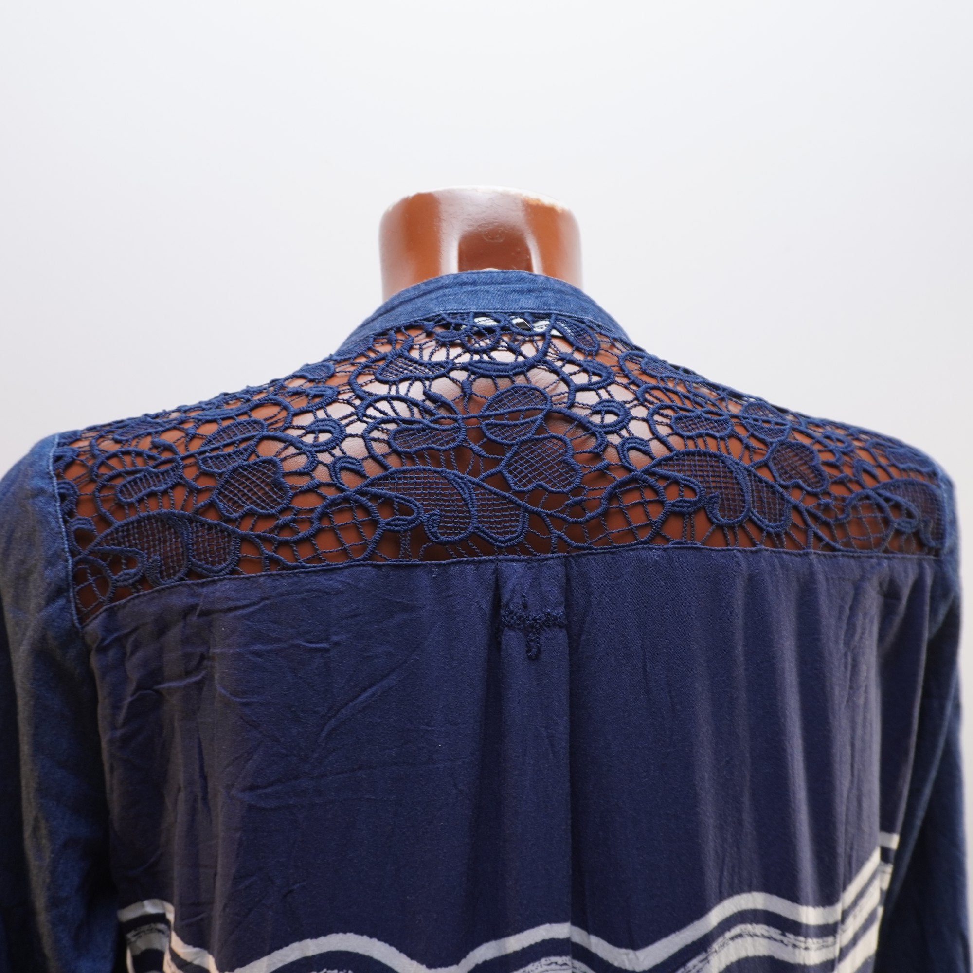 Camisa Henley Desigual para Mujer Usada - Azul, L