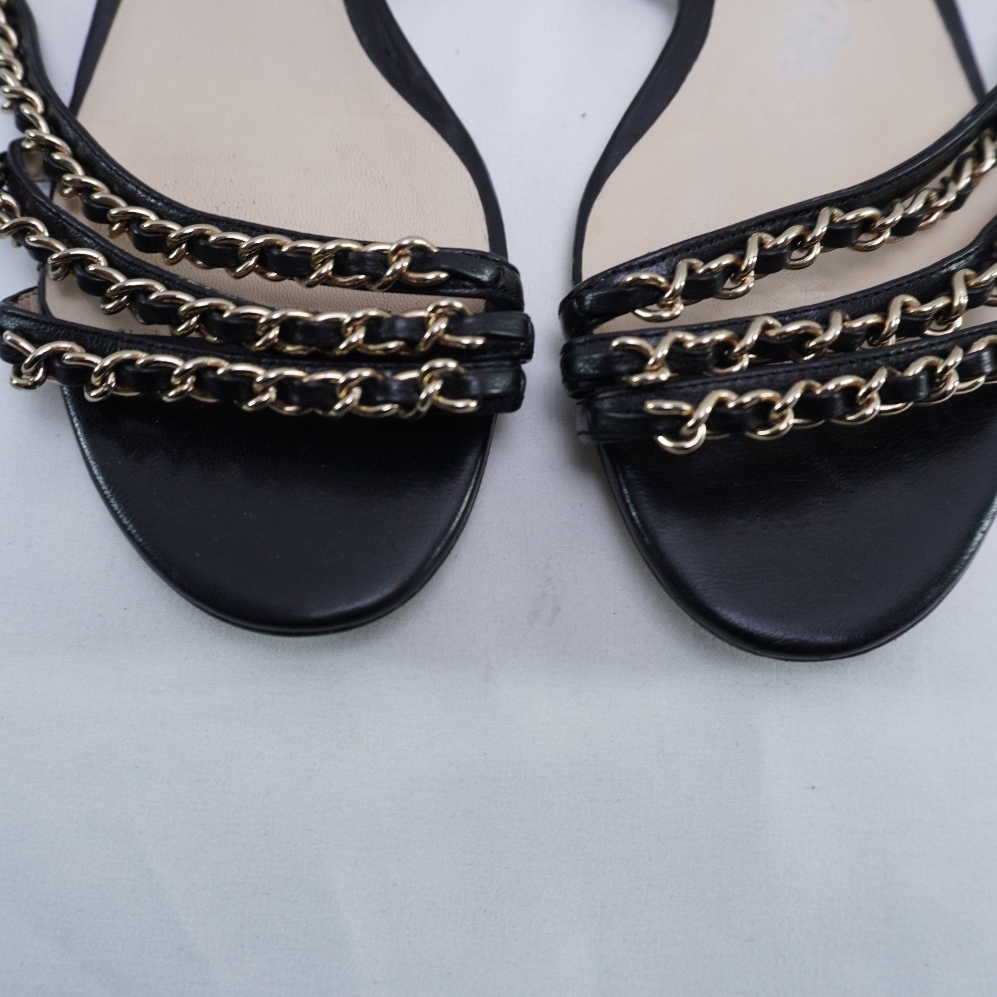 Sandalias Dolce & Gabbana para Mujer - Negro, Talla 38, Usadas en Muy Buen Estado