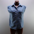 Camiseta Mango para Mujer Usada - Azul, S
