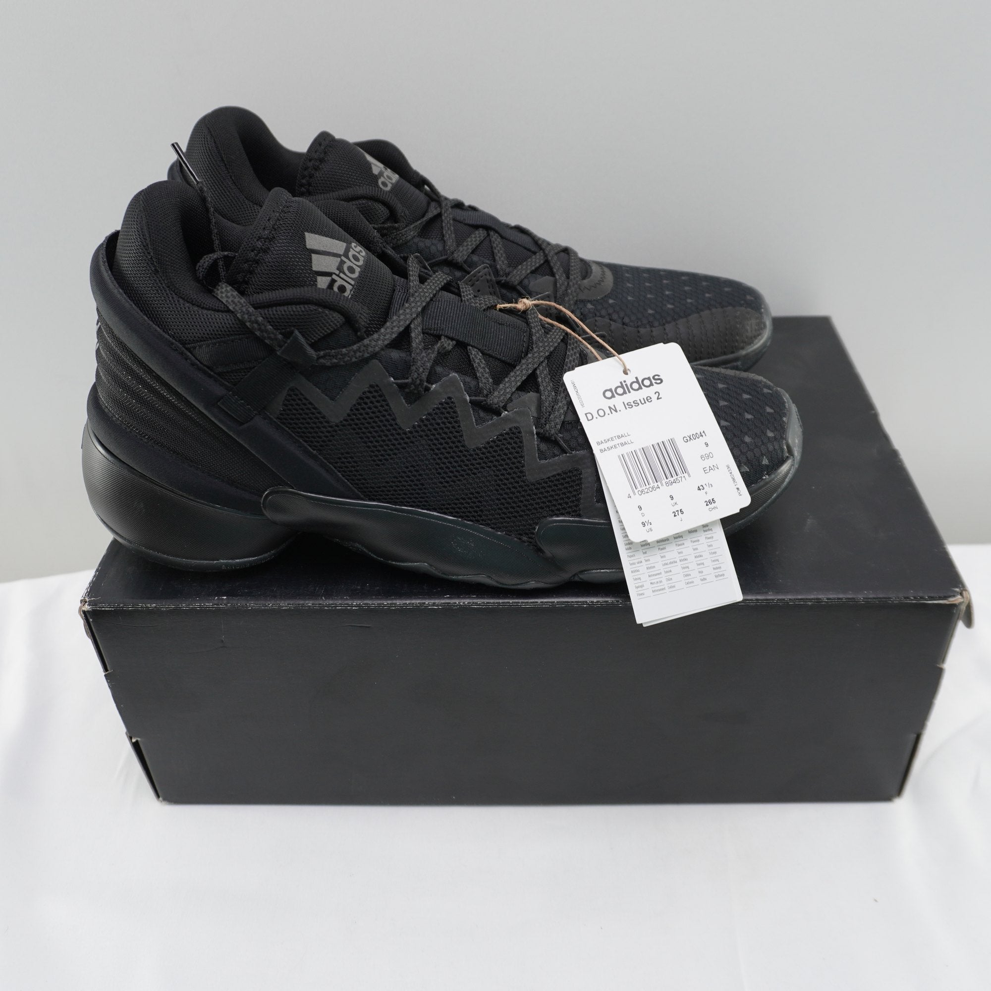 Zapatillas Adidas para Hombre Usadas - Negros, 43.5