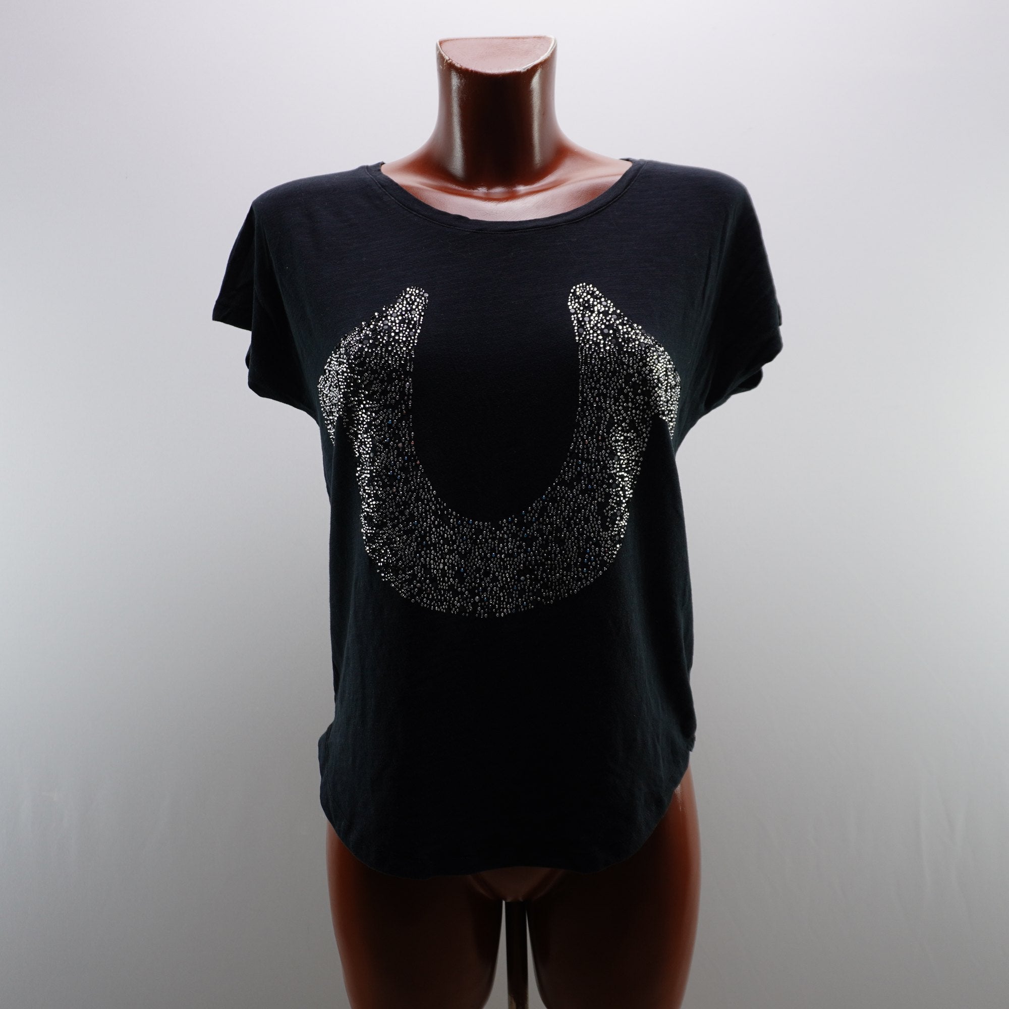 Camiseta True Religión para Mujer Usada - Negra, XS