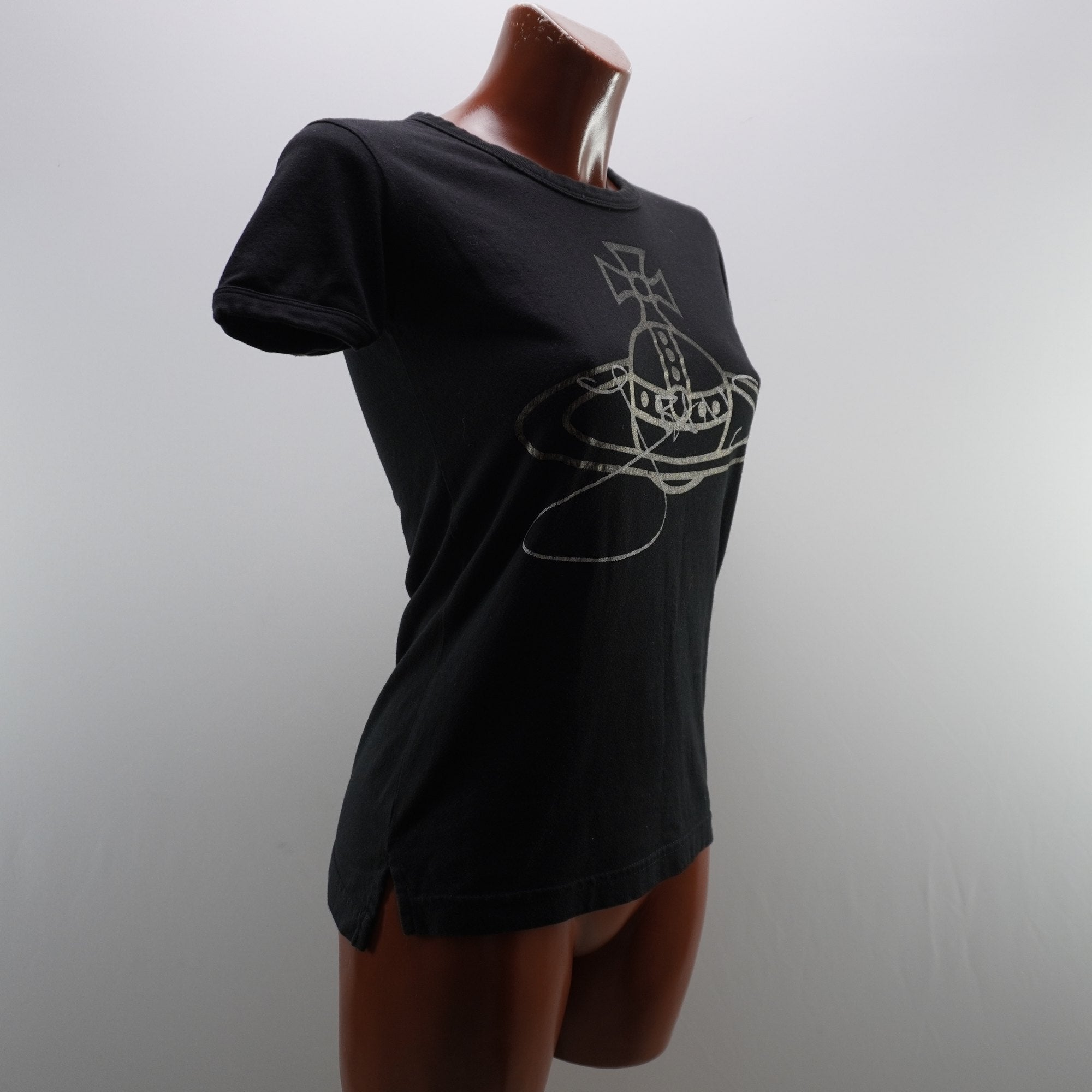 Camiseta Vivienne Westwood Anglomania para Mujer Usada - Negra, XS