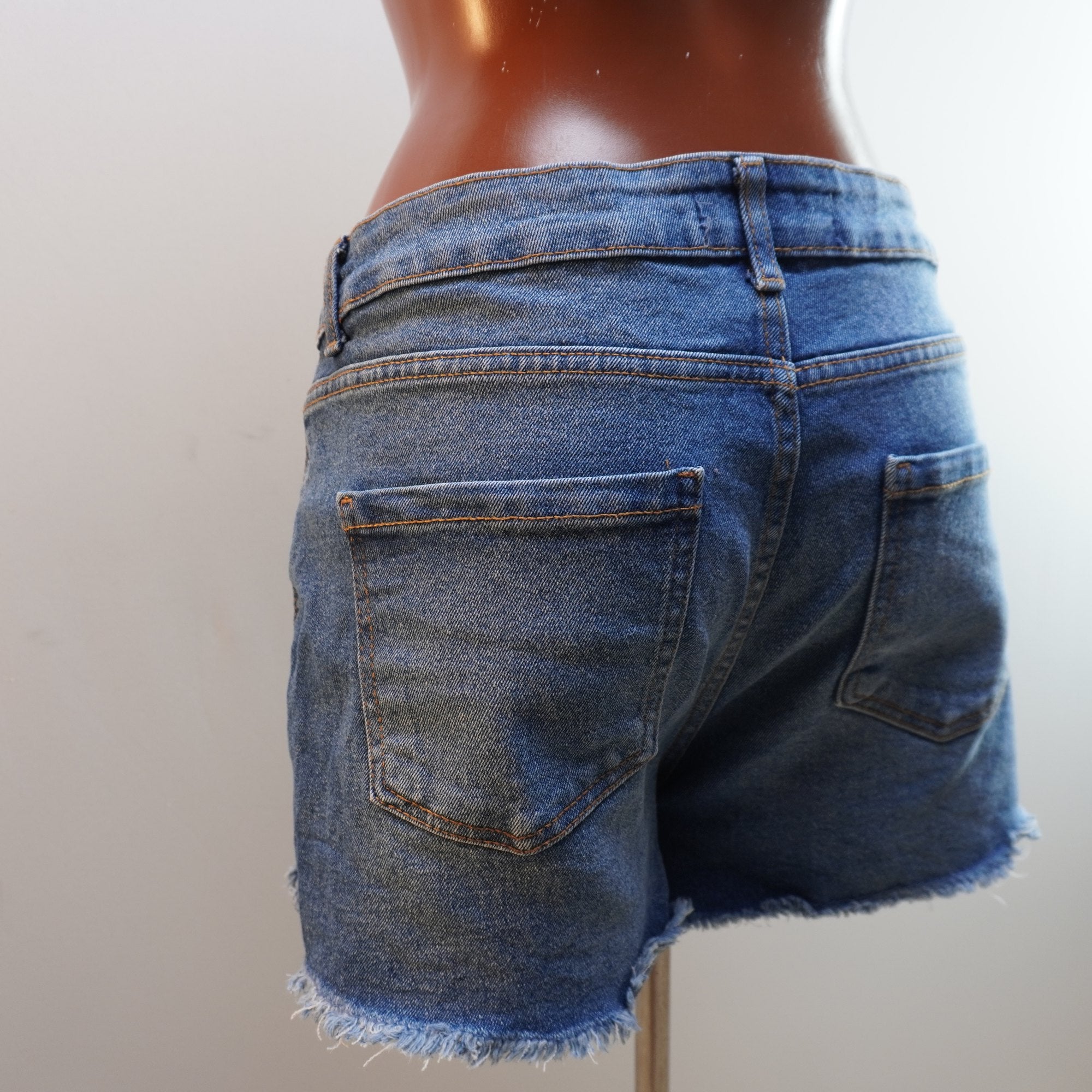Pantalones Cortos Vaqueros Denim.Co para Mujer Usados - Azul, XXL