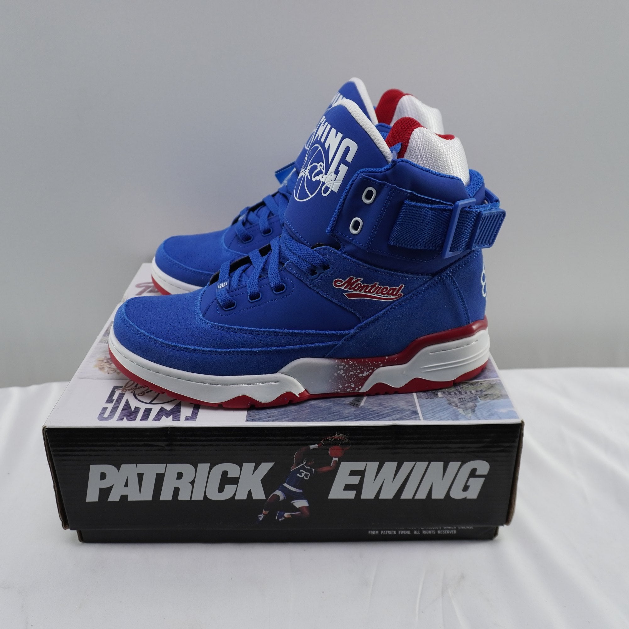 Zapatillas Patrick Ewing 33 para Hombre Usadas - Azul, Talla 43