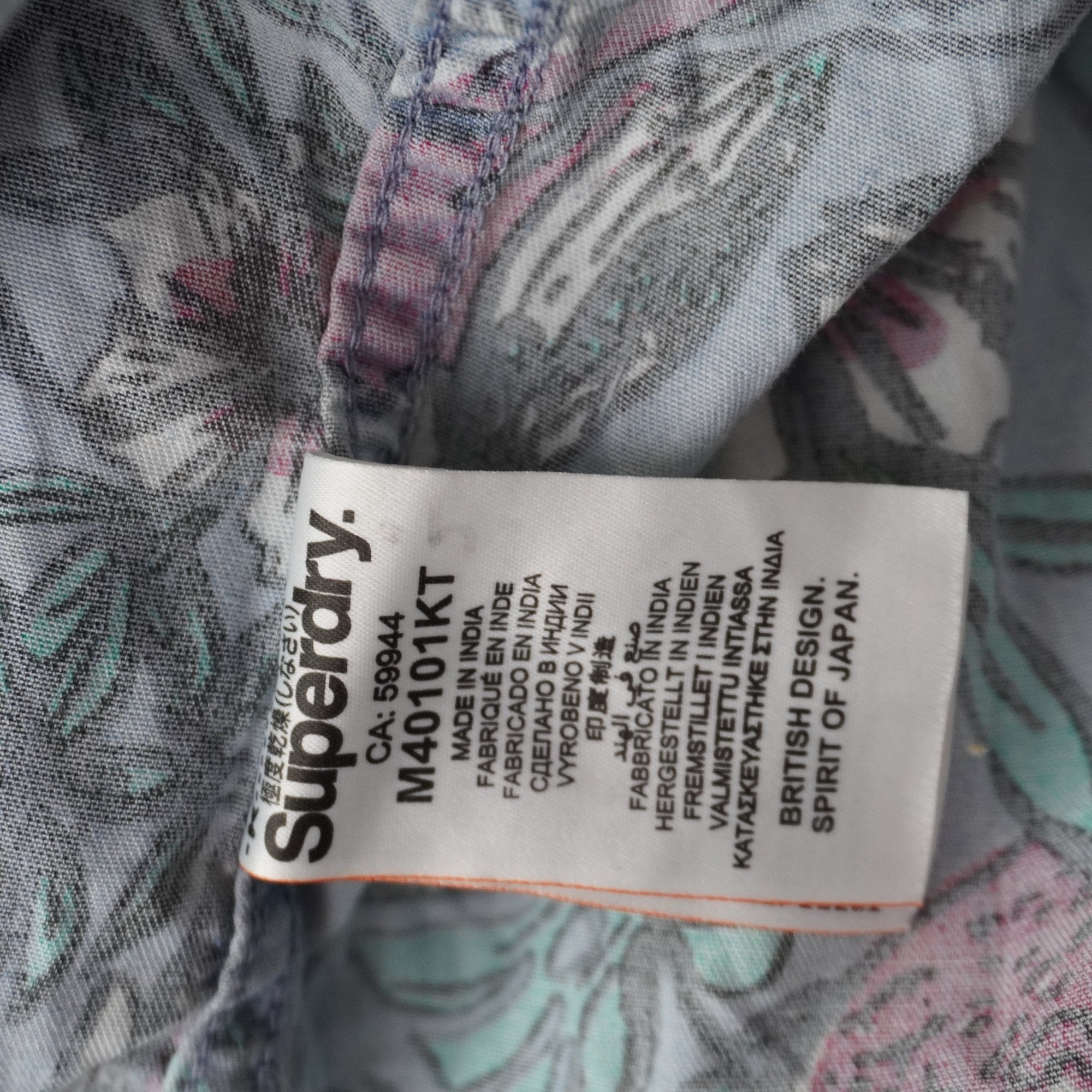 Camisa Superdry para Hombre Usada - Multicolor, XXXL