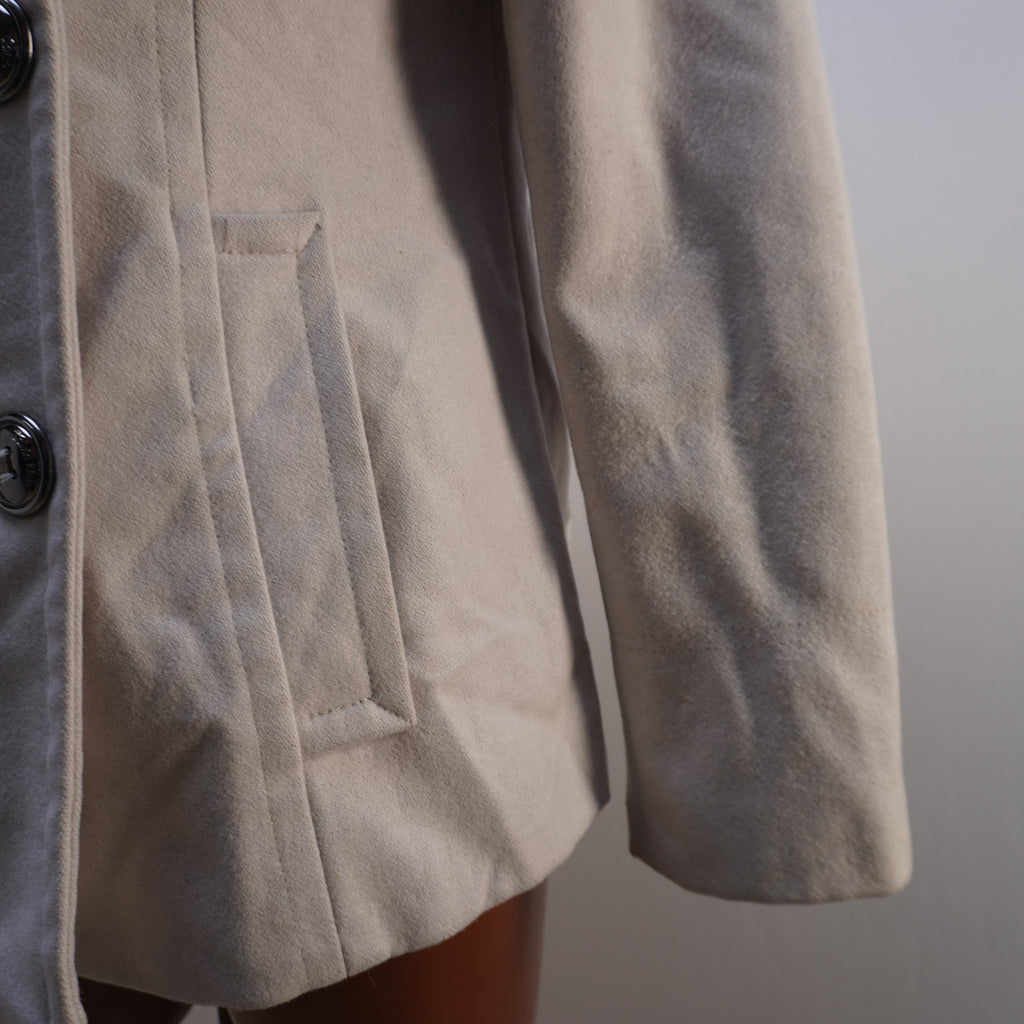 Sobretodo Calvin Klein para Mujer Usado - Blanco, Pequeño (S)