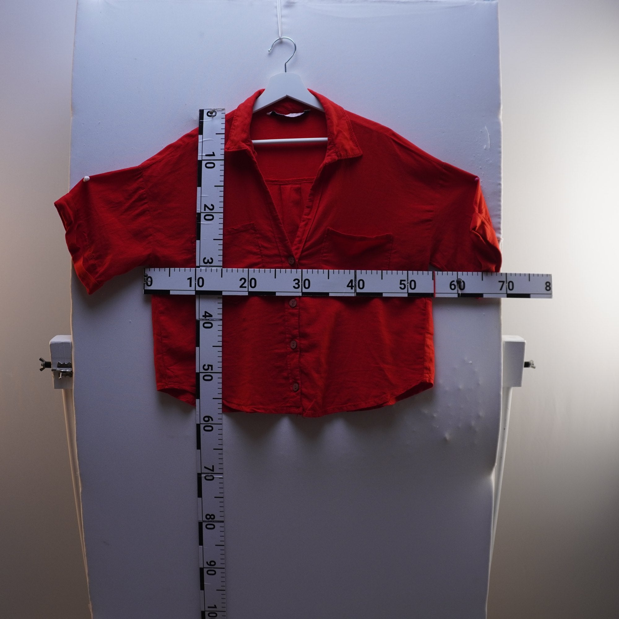 Camisa Henley Zara para Mujer Usada - Roja, M