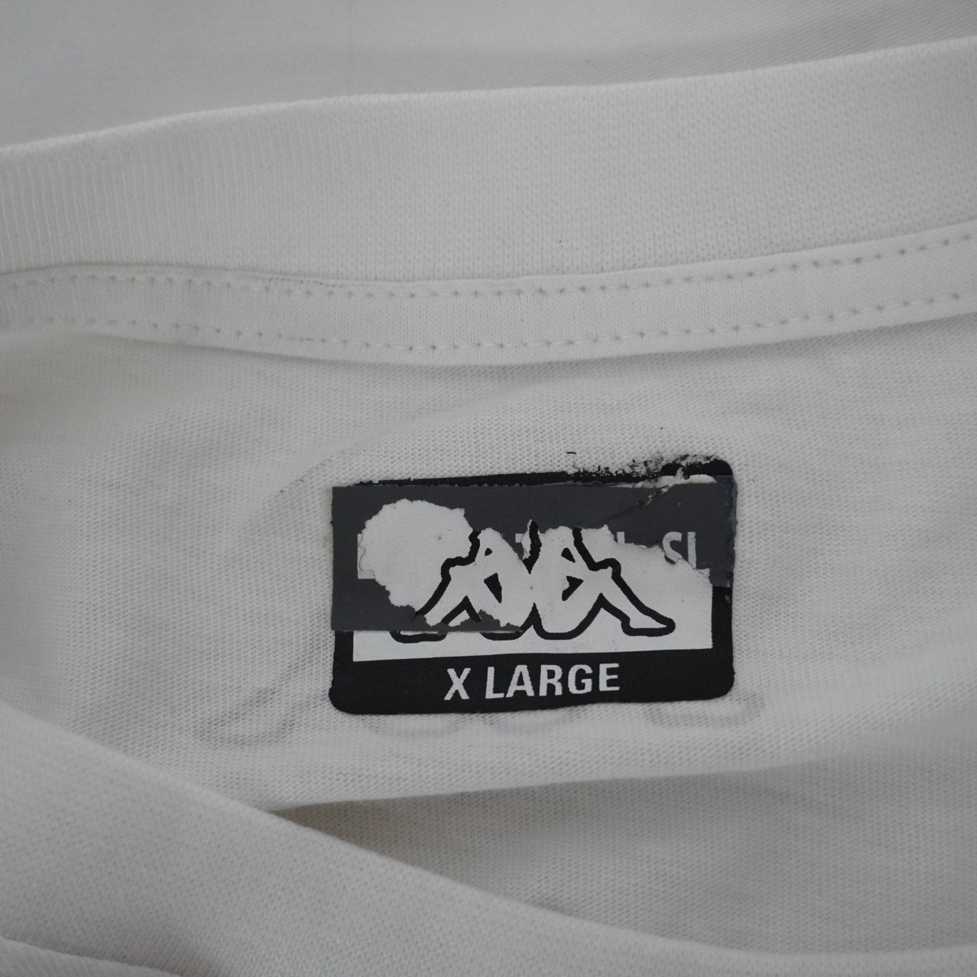 Camiseta Kappa para Hombre Usada - Blanca, XL