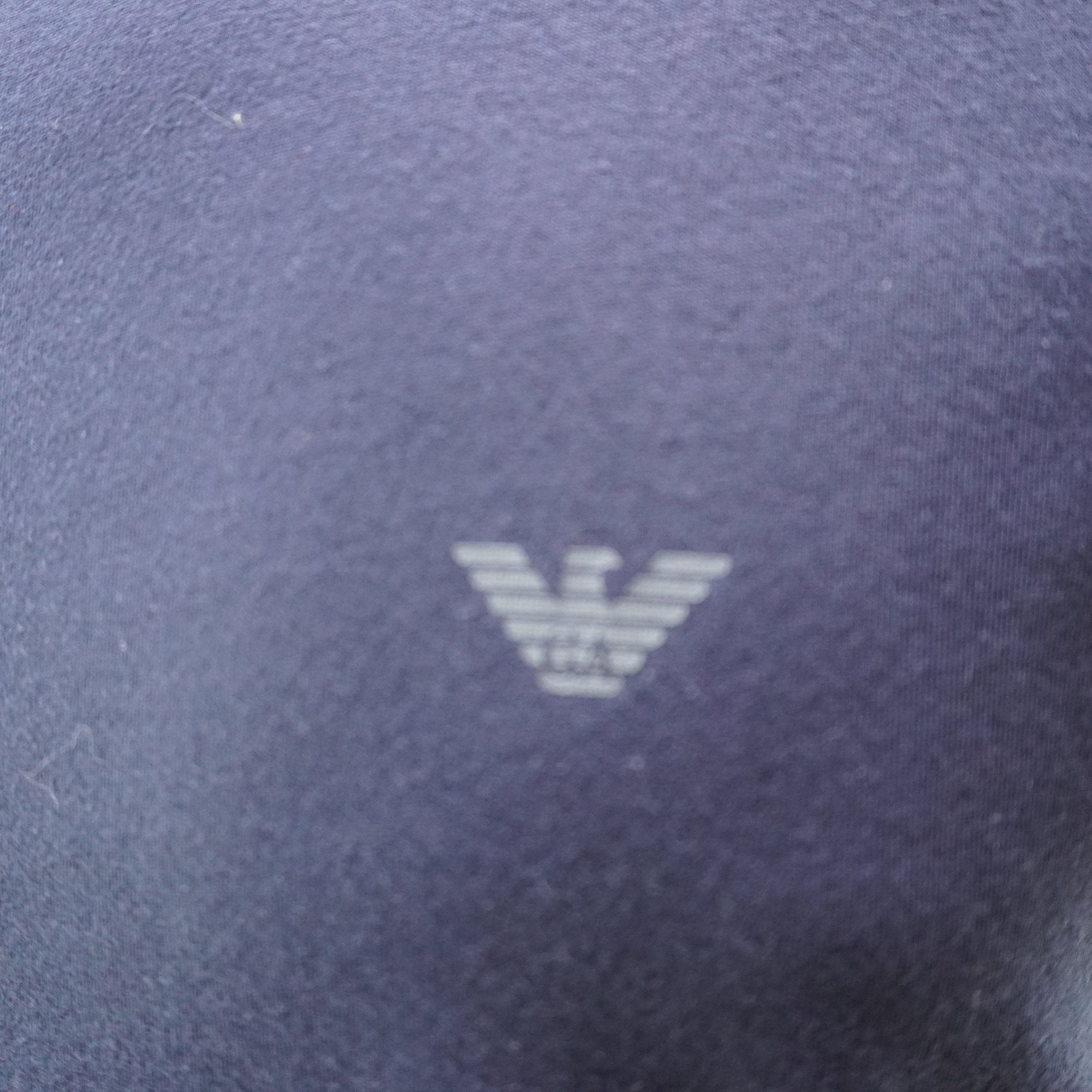 Camiseta de Manga Corta Emporio Armani para Hombre - Azul Marino, S, Usada en Muy Buen Estado