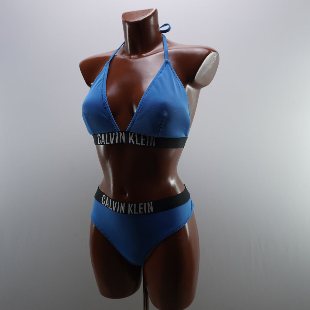 Vestido de Baño Calvin Klein para Mujer - Azul Marino, XL (Usado en Muy Buen Estado)