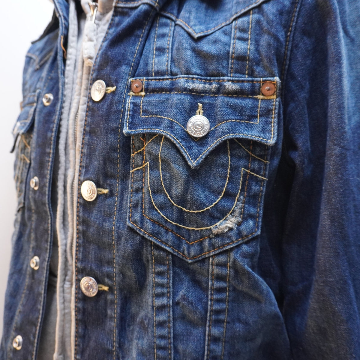 Cazadora Vaquera True Religión para Hombre Usada - Azul, M