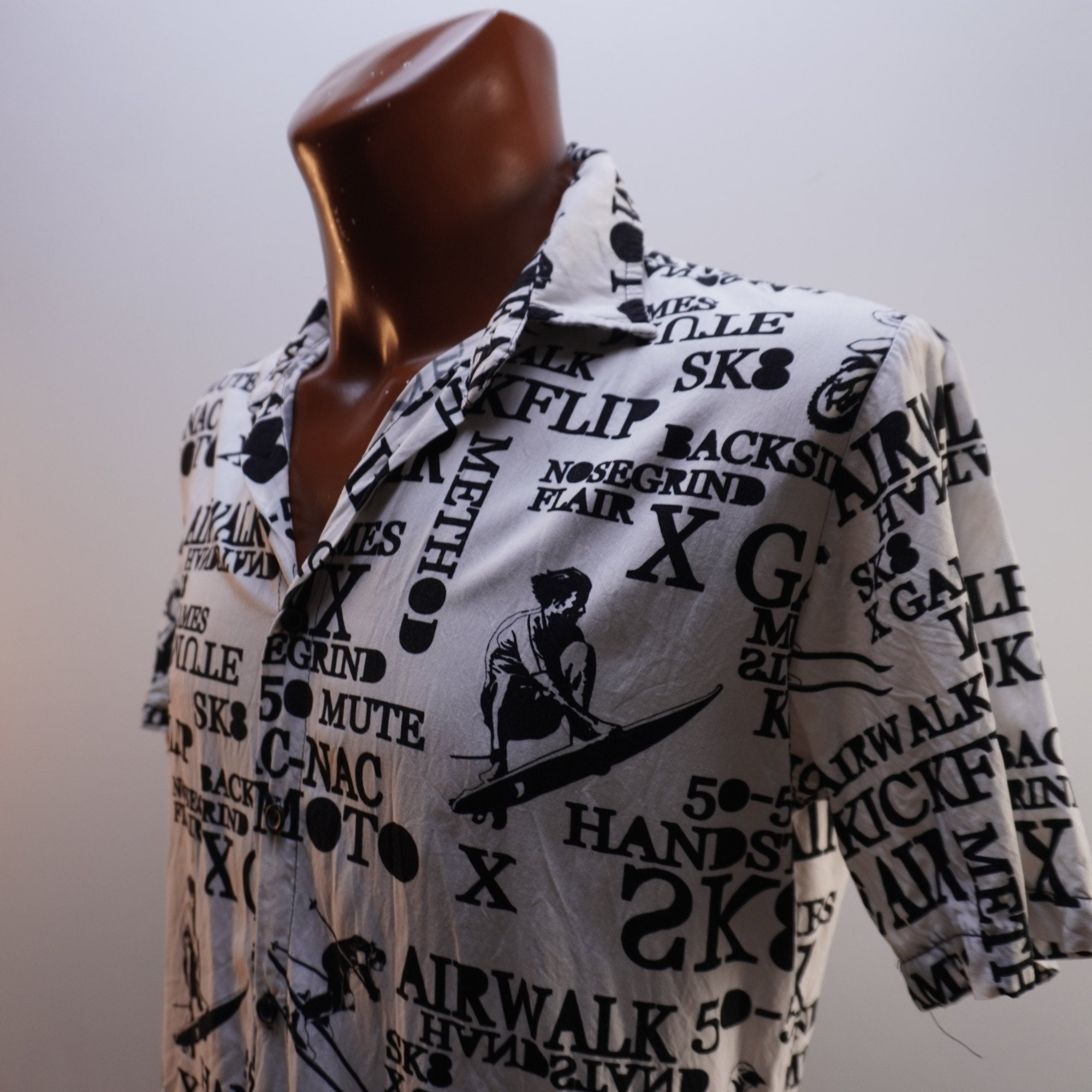 Camisa Henley Jonny Wolf para Hombre Usada - Blanca, L