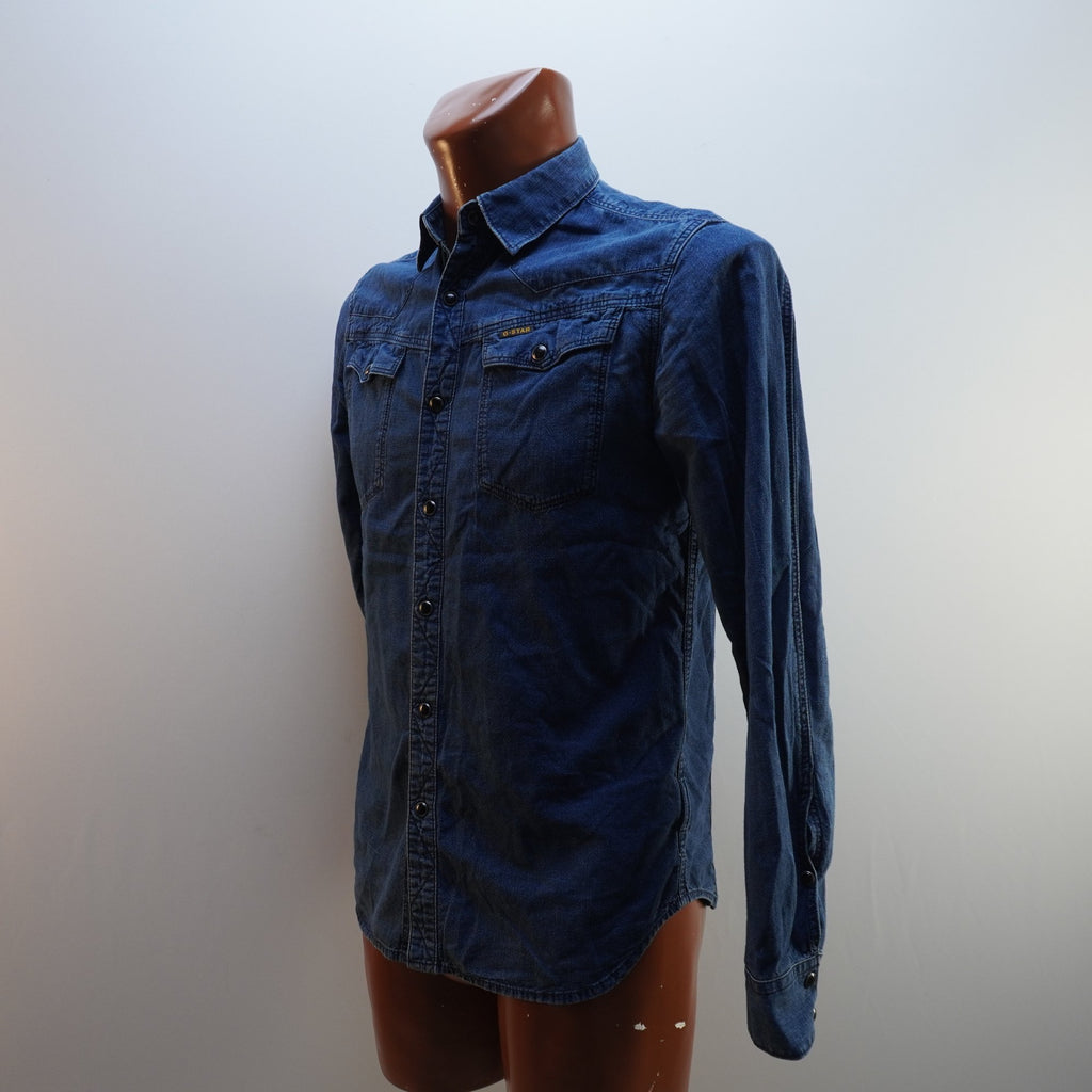 Camisa Henley G-Star para Hombre Usada - Azul, M