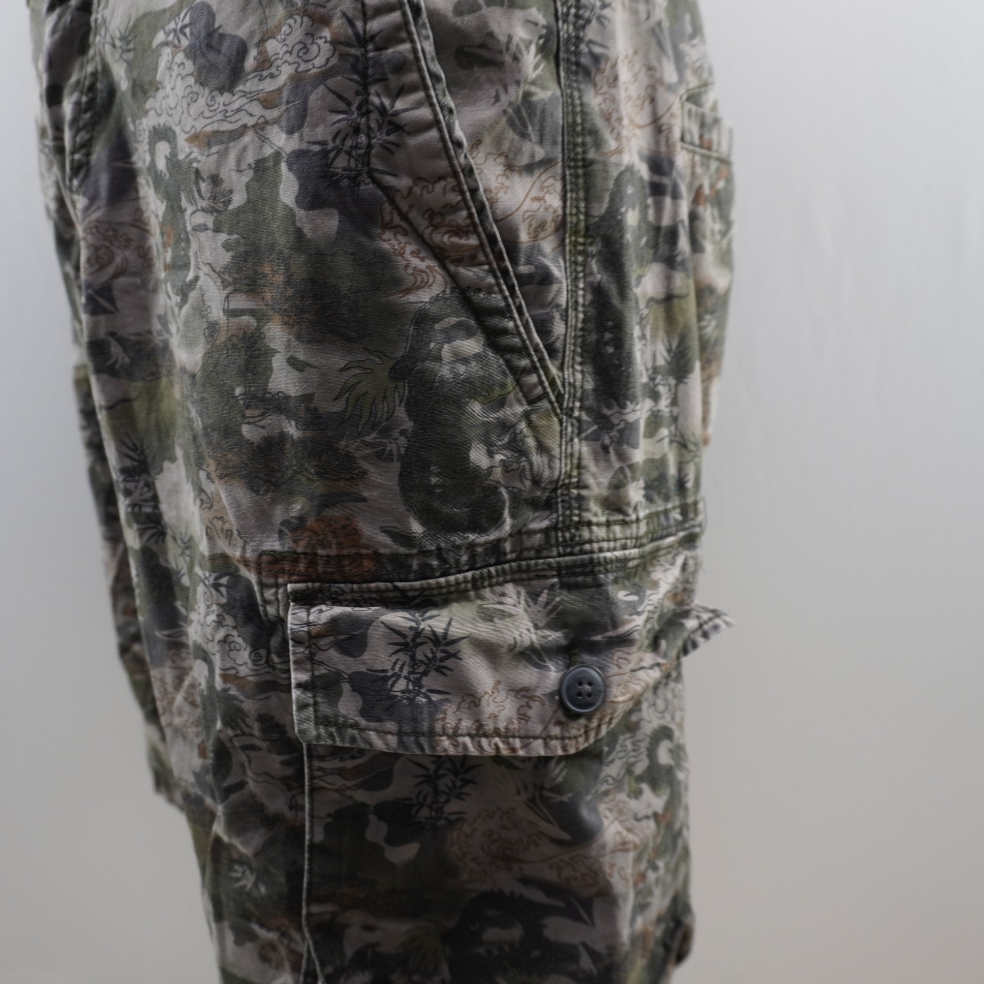 Pantalones Cortos Cargo George para Hombre Usados - Verde, XL