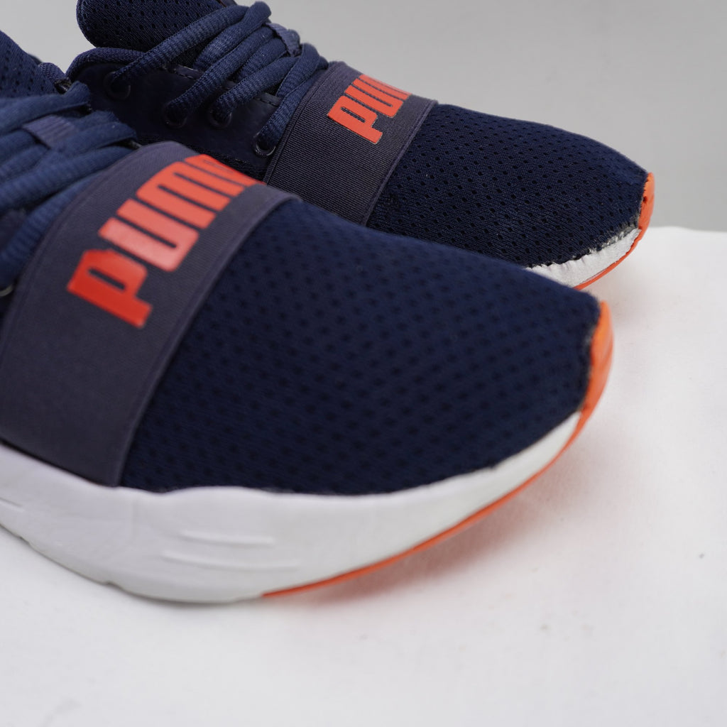 Zapatillas Puma para Mujer Usadas en Muy Buen Estado - Azul Marino, Talla 38