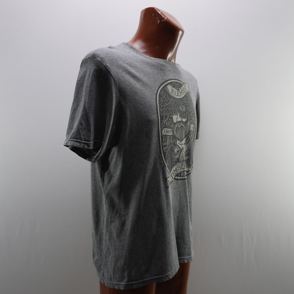 Camiseta de Manga Corta Element para Hombre Usada - Gris, M