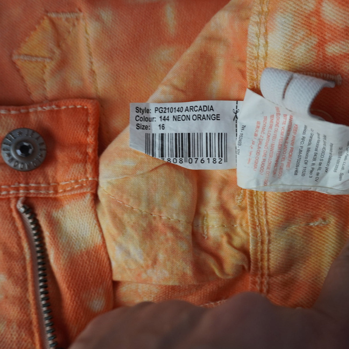 Vaqueros Pepe Jeans para Mujer Usados - Naranja, S