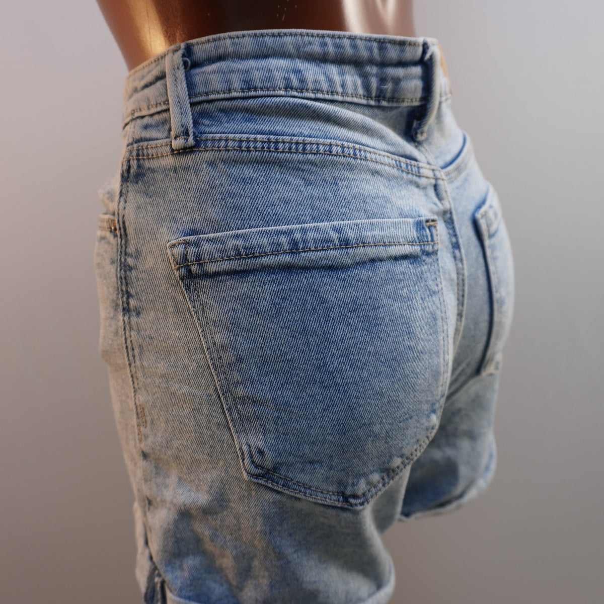 Pantalones Cortos Vaqueros Stradivarius para Mujer Usados - Azul, S