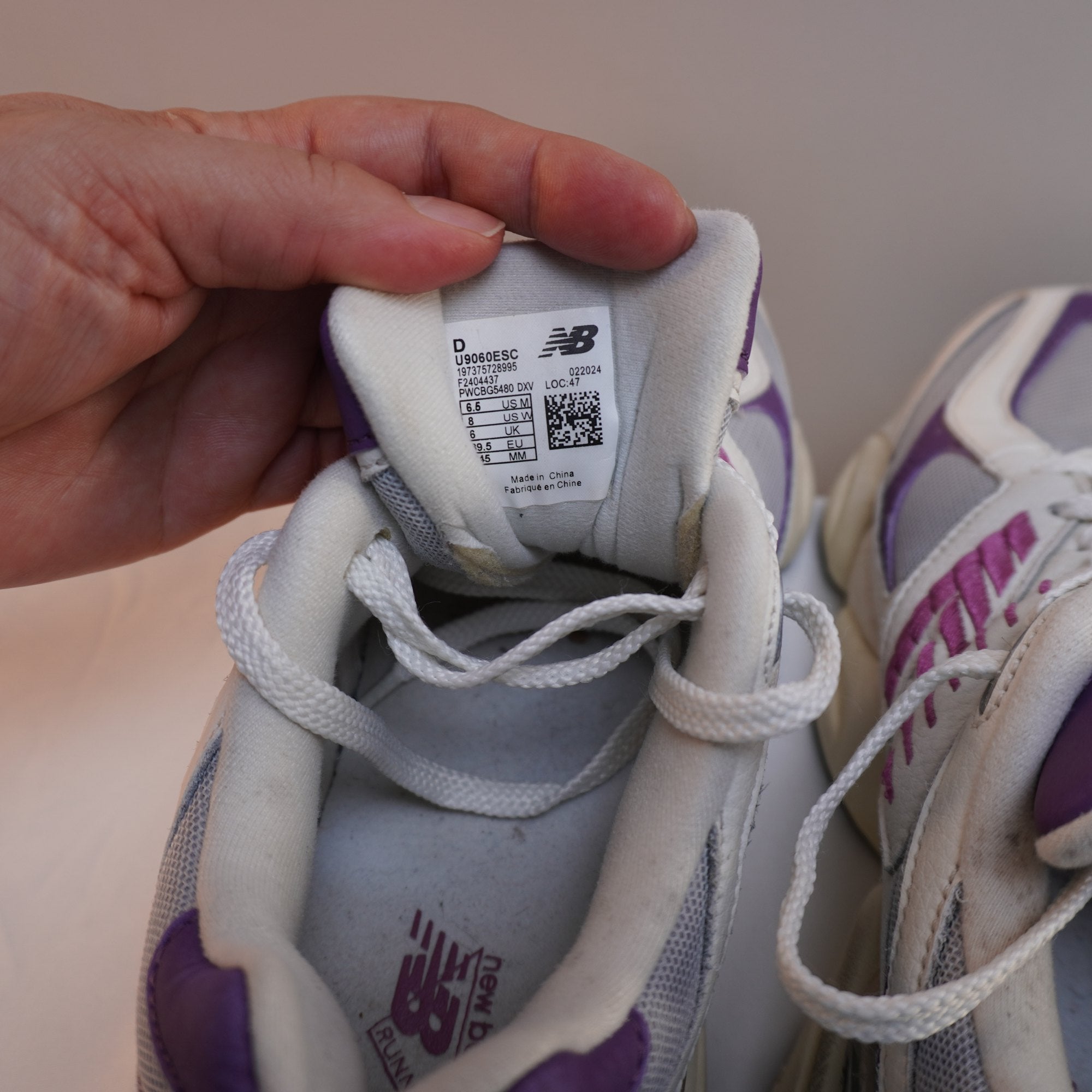Zapatillas New Balance para Mujer Usadas - Blancas, 39.5