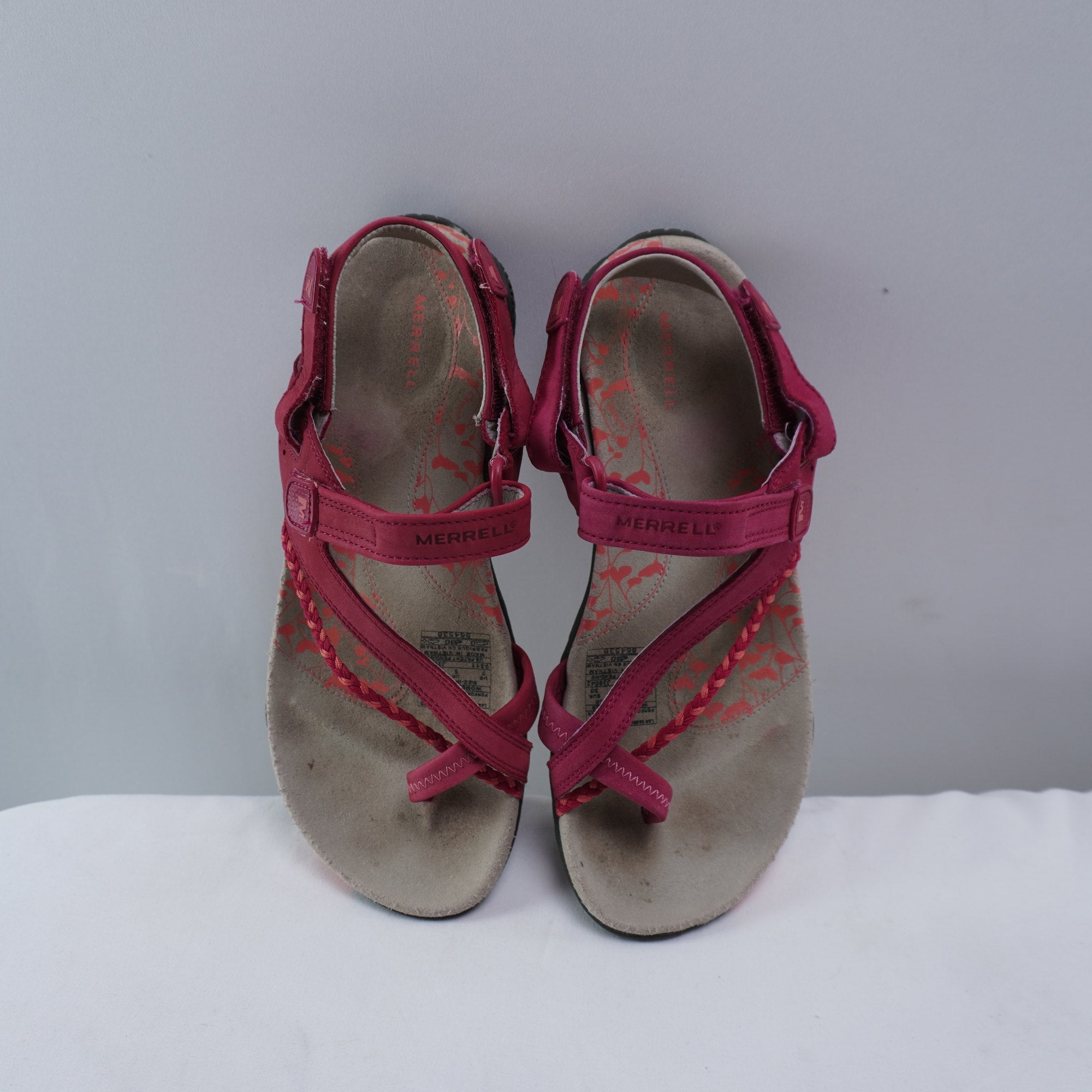 Sandalias Merrell para Mujer Usadas - Rojas, Talla 38