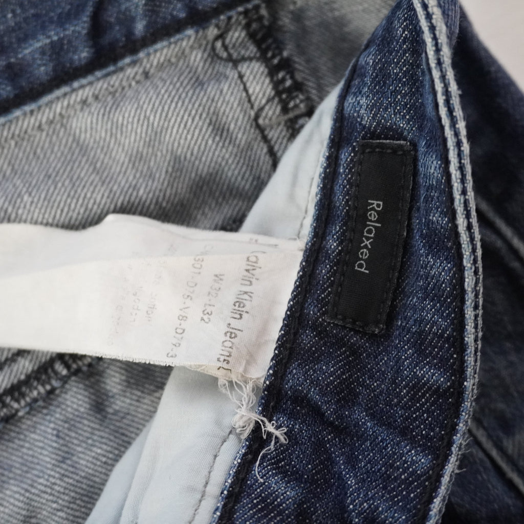 Vaqueros Calvin Klein para Hombre Usados - Azul, Mediano (M)