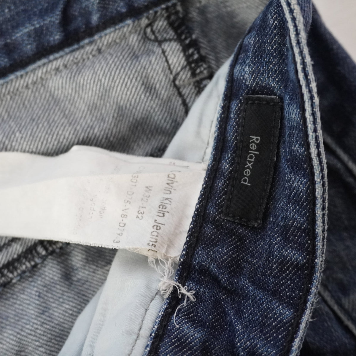 Vaqueros Calvin Klein para Hombre Usados - Azul, Mediano (M)